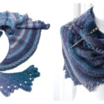 Star Beam Shawl Free Crochet Pattern