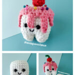 Tooth and Sweet Tooth Pin Cushion Free Crochet Pattern