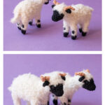 Valais Blacknose Sheep Free Crochet Pattern and Video Tutorial