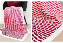 Brickwork Baby Blanket Free Crochet Pattern