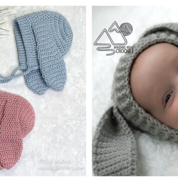 Bunny Baby Bonnet Free Crochet Patterns