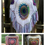 Celestial Sol Poncho Free Crochet Pattern