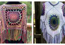 Celestial Sol Poncho Free Crochet Pattern