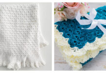 Fantail Shell Stitch Blanket Crochet Patterns