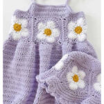 Field of Daisies Sun Dress and Hat Set Free Crochet Pattern