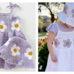 Field of Daisies Sun Dress and Hat Set Free Crochet Pattern