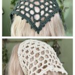 Gradient Granny Kerchief Free Crochet Pattern