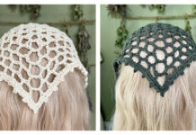 Gradient Granny Kerchief Free Crochet Pattern