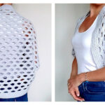 Open Shell Cocoon Cardigan Free Crochet Pattern