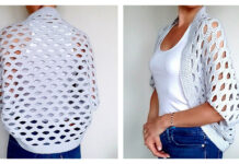 Open Shell Cocoon Cardigan Free Crochet Pattern