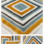Simon Square Baby Blanket Free Crochet Pattern