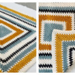 Simon Square Baby Blanket Free Crochet Pattern