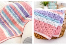 Chenille Baby Blanket Free Crochet Pattern