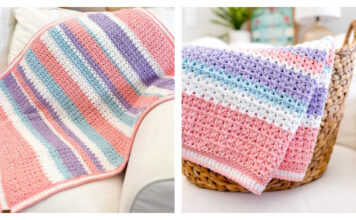 Chenille Baby Blanket Free Crochet Pattern