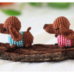 Dachshund Dog Amigurumi Free Crochet Pattern