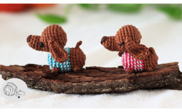 Dachshund Dog Amigurumi Free Crochet Pattern
