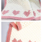 Granny’s Sweetheart Baby Blanket Free Crochet Pattern and Video Tutorial