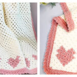 Granny’s Sweetheart Baby Blanket Free Crochet Pattern and Video Tutorial