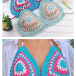 Halter Bikini Top Free Crochet Pattern