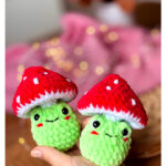 Mushroom Frog Amigurumi Free Crochet Pattern