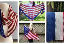 Patriotism Shawl Crochet Patterns
