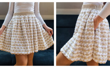 Shell Stitch Skirt Crochet Pattern and Video Tutorial