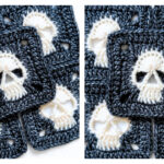 Solid Skull Granny Square Free Crochet Pattern