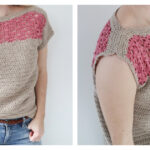 Summer Haze Tee Free Crochet Pattern and Video Tutorial