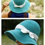Summer Sunhat Free Crochet Pattern and Video Tutorial