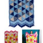 Tessellated Triangles Throw Free Crochet Pattern