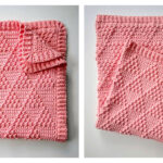 Treble Triangles Baby Blanket Free Crochet Pattern