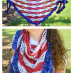 Waves and Ruffles Shawl Free Crochet Pattern