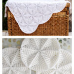 White Lily Blanket Crochet Pattern