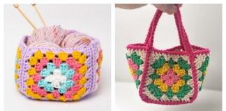 10+ Granny Square Basket Crochet Patterns
