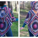 Aura Vibes Poncho Free Crochet Pattern