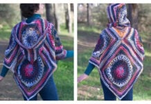 Aura Vibes Poncho Free Crochet Pattern