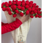 Rose Bouquet Blanket Crochet Pattern