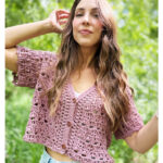 Boxy Blooms Cardigan Free Crochet Pattern