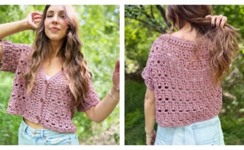 Boxy Blooms Cardigan Free Crochet Pattern