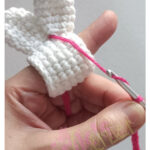 Bunny Ears Yarn Tension Ring Crochet Pattern