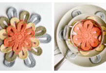 Flower Power Pan Protectors Free Crochet Pattern and Video Tutorial