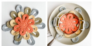 Flower Power Pan Protectors Free Crochet Pattern and Video Tutorial