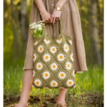 Garden Days Daisy Bag Free Crochet Pattern and Video Tutorial