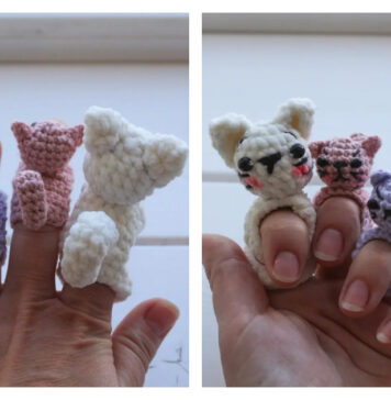 Mini Cat Amigurumi Crochet Pattern