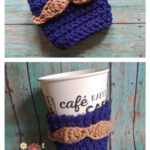 Mustache Cup Cozy Free Crochet Pattern