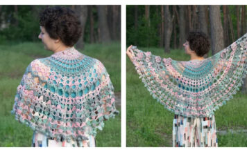 Romance Shawl Free Crochet Pattern
