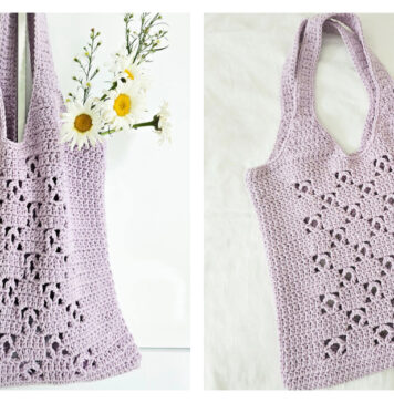Simple Style Tote Bag Free Crochet Pattern