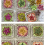 StarFish Granny Square Crochet Pattern and Video Tutorial