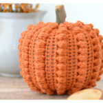 Bobble Stitch Pumpkin Free Crochet Pattern
