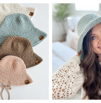 Caribbean Sand Sunhat Free Crochet Pattern
